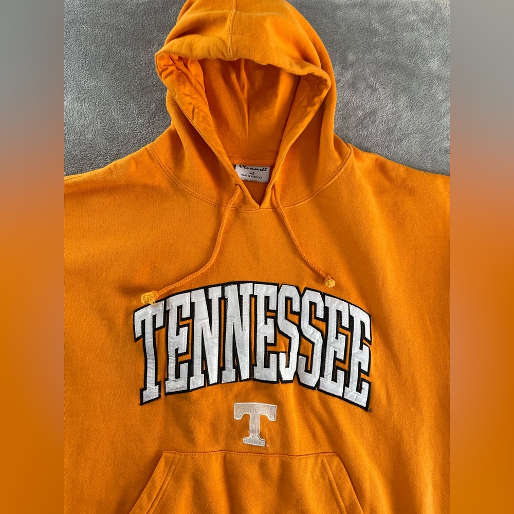 Vintage Tennessee Volunteers Hoodie Sweatshirt Men’s XL NCAA Vivendi Stitched